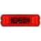 Truck-Lite 19 Series, Led, Red Rectangular, 2 Diode, Marker Clearance Light, P2, Fit 'N Forget M/C, 12V 19350R - alternate 2
